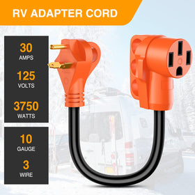 Nilight adapter in use at campground providing temporary shore power
