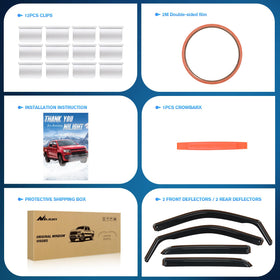 Nilight hardware pack with clips and pry tool, makes installation easy
