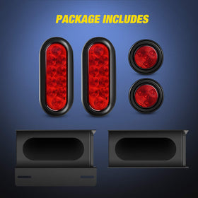 Nilight installed on utility trailer in use showing improved night visibility benefit
