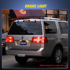 Nilight installed at night illuminating brake engagement for safer driving