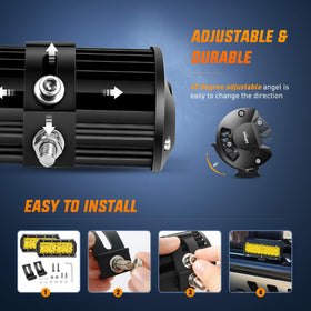 Nilight mounted on bumper demonstrating practical low mount lighting benefit