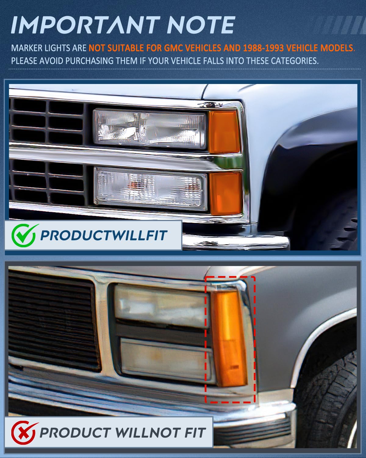 Nilight headlights installed on Chevy showing restored front appearance