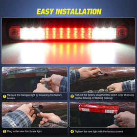 Nilight installed on a Chevy truck showing improved rear visibility