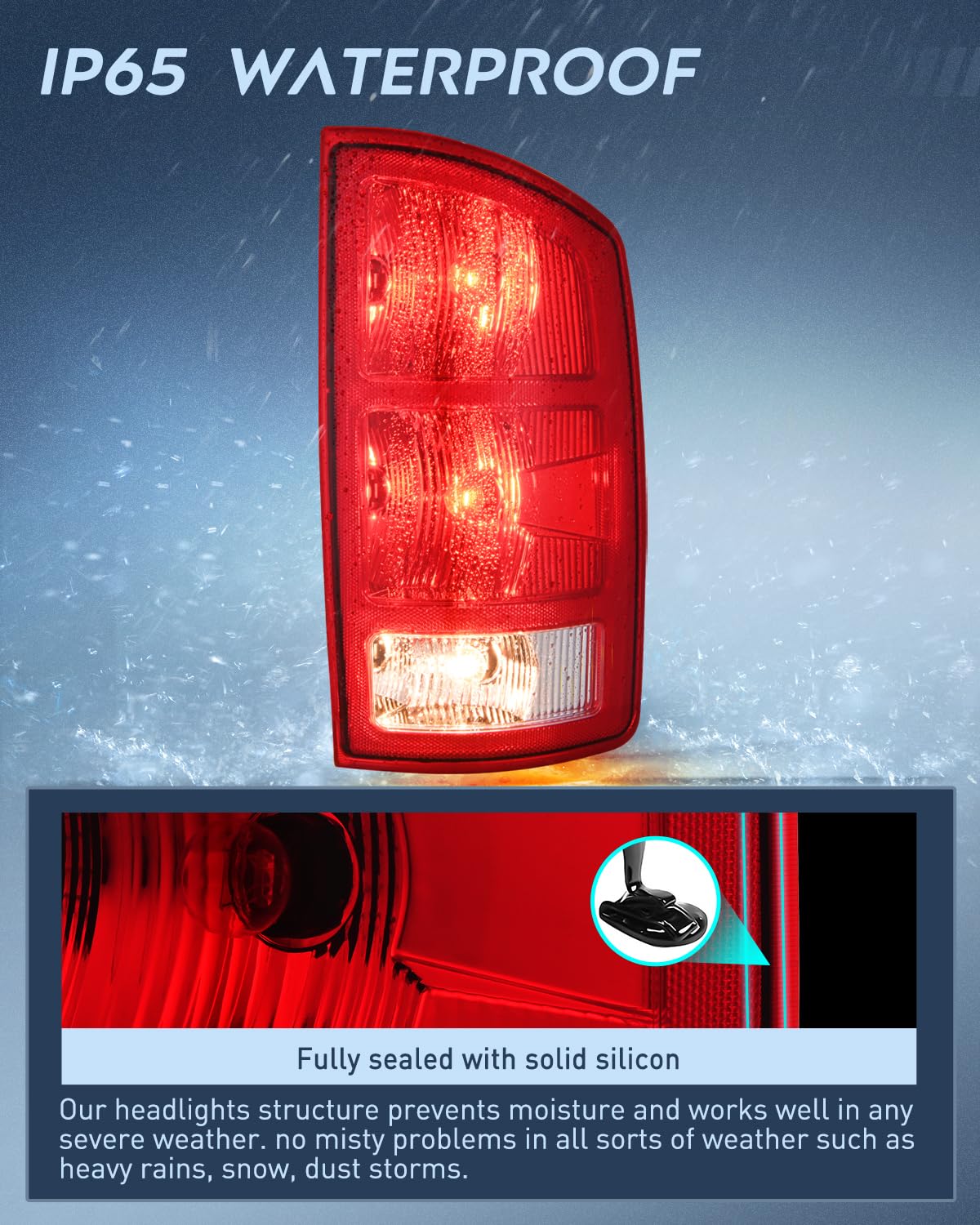 Nilight installed on Dodge Ram rear demonstrating accurate fit and alignment