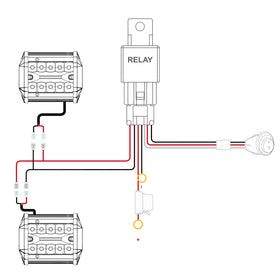 Nilight installed on a Jeep bumper at night providing brighter road and trail visibility