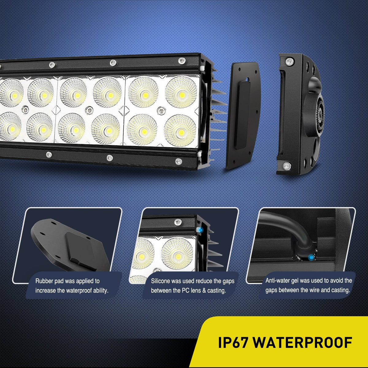 Nilight installed on Jeep at night illustrating enhanced trail illumination