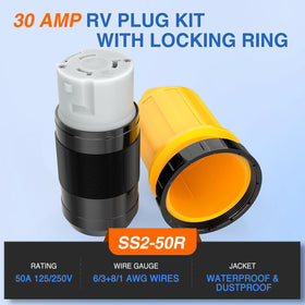 Nilight installed on RV shore inlet for reliable outdoor power
