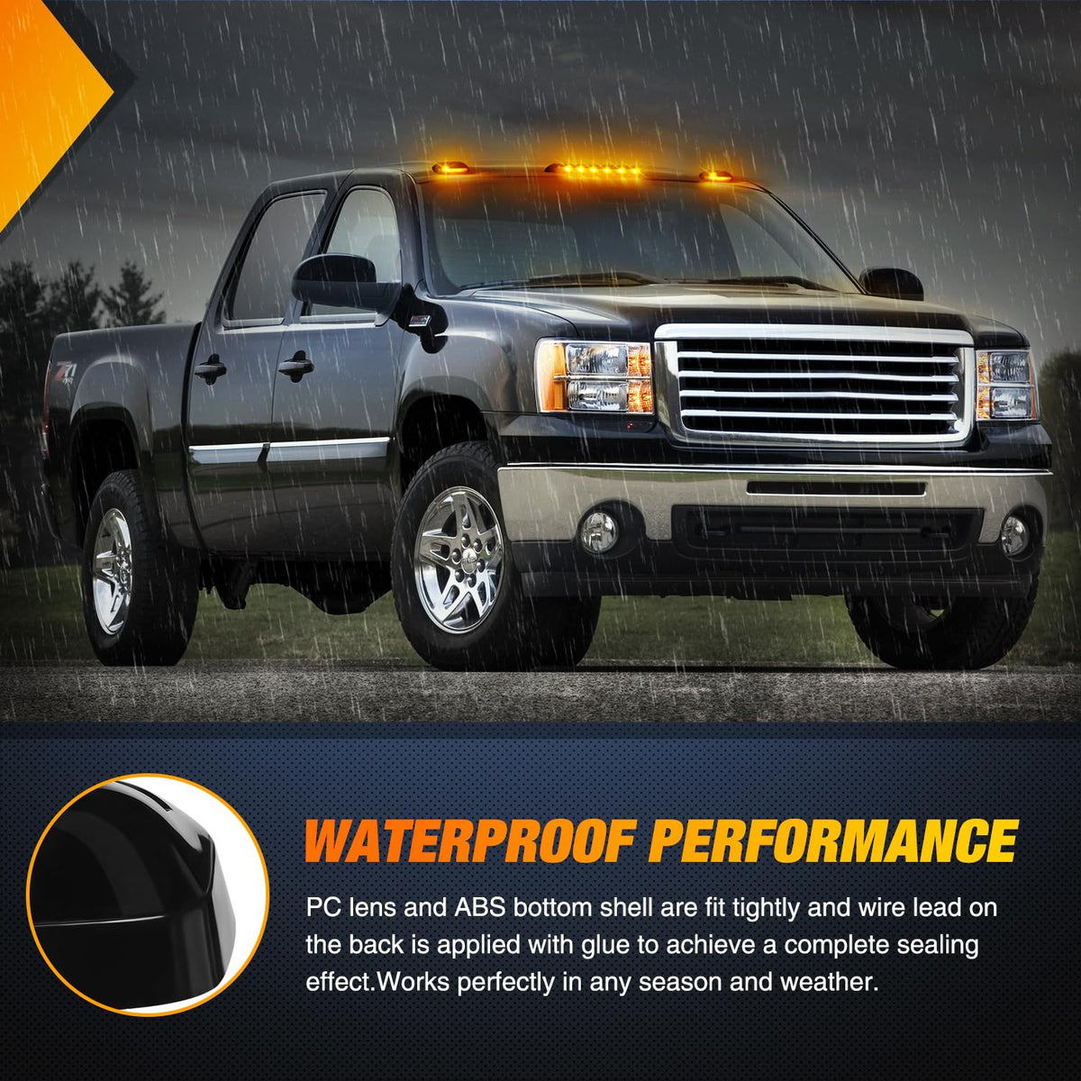 Nilight installed on Silverado rooftop demonstrating improved visibility