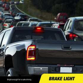 Nilight installed on Chevy tailgate daytime demonstrating direct-fit upgrade benefit