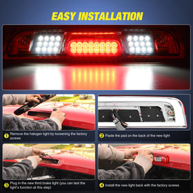 Nilight installed on Silverado tailgate side view showing OEM fit benefit