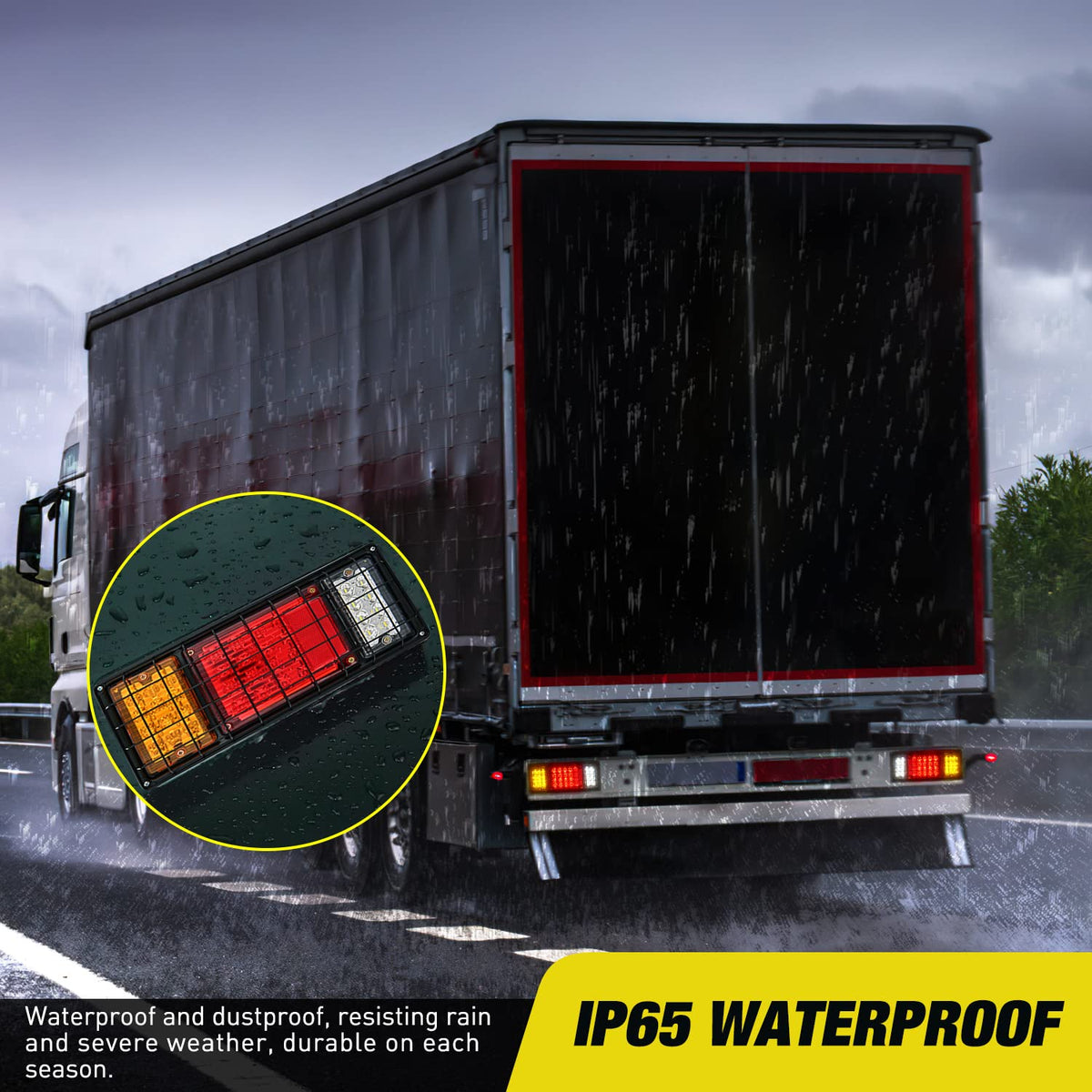 Nilight installed on trailer demonstrating clear visibility benefits