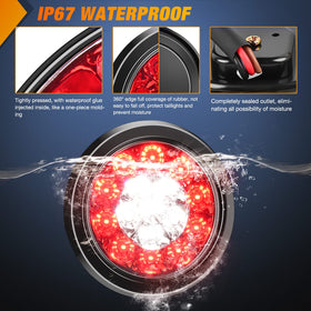 Nilight installed on a trailer at night improving rear visibility and safety