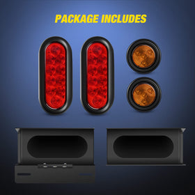 Nilight installed on trailer rear in real-world setting demonstrating fitment and protected lighting