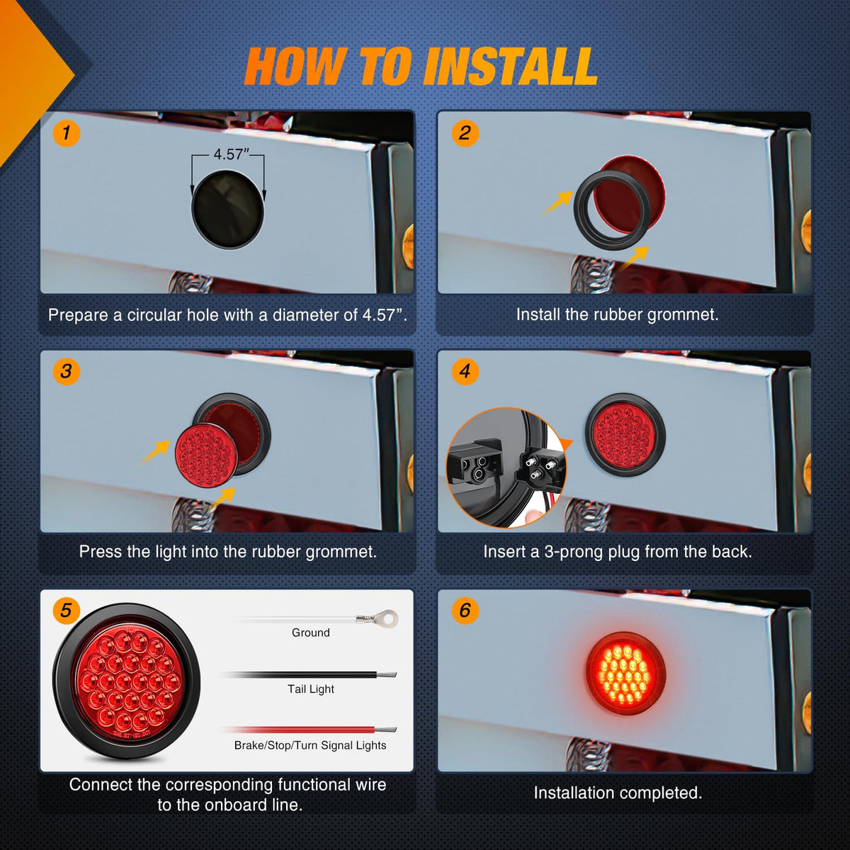 Nilight installed on trailer rear showing improved road signaling benefit
