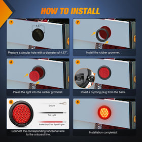 Nilight installed on trailer rear showing improved road signaling benefit