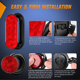 Nilight kit installed on trailer rear demonstrating improved road visibility