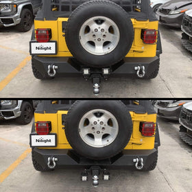Nilight installed on truck rear delivering better backup and work lighting