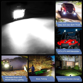 Nilight installed on utility ATV demonstrating enhanced off-road illumination