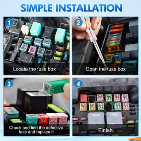 Nilight JCase box fuses detail highlighting robust plastic shell safety