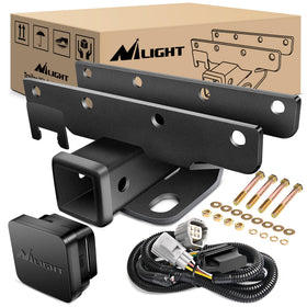 Nilight front receiver view showing clean fit and secure mounting benefit