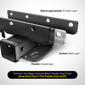 Nilight powdercoat texture showing corrosion-resistant finish for longevity