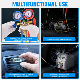 Nilight kit contents laid out to display included hoses, adapters, wrench and manual