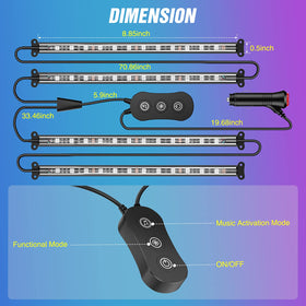 Nilight close-up of 5050 SMD LED strip highlighting durable PVC and color quality