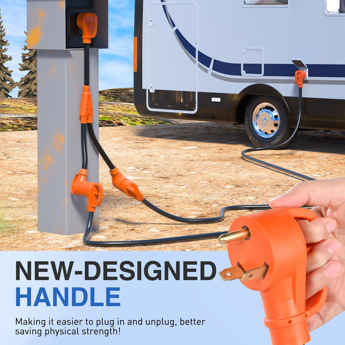 Nilight length shown on pedestal illustrating 24-inch compact reach and tidy setup