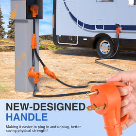 Nilight length shown on pedestal illustrating 24-inch compact reach and tidy setup
