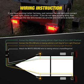 Nilight license plate bracket with amber clearance light included for compliant fitment