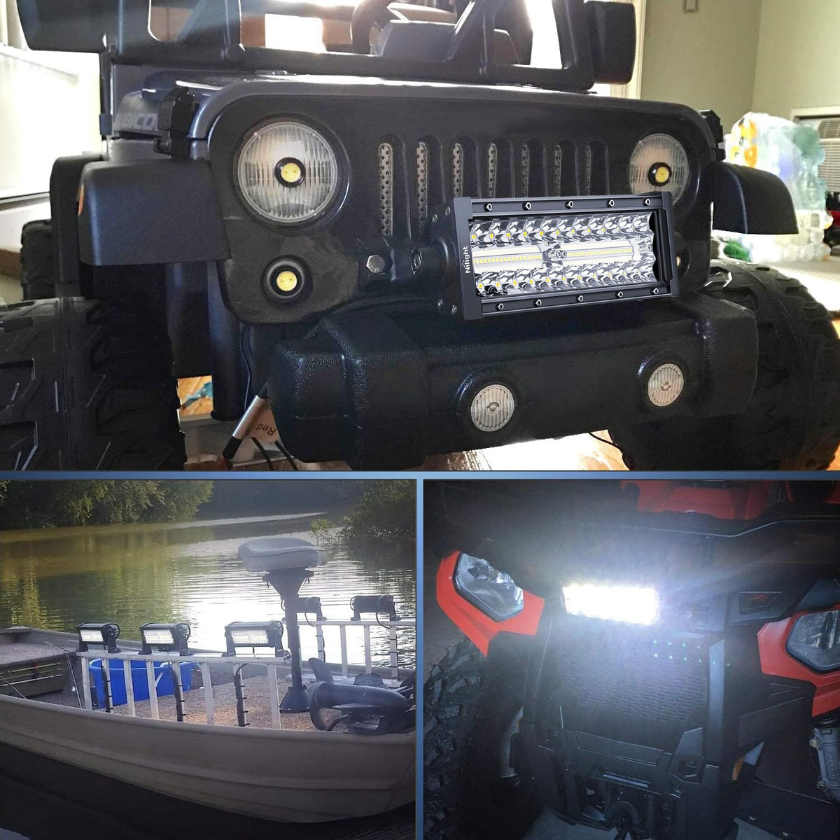 Nilight lifestyle ATV installed in field for rugged utility