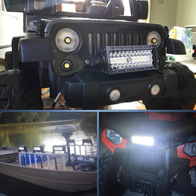 Nilight lifestyle ATV installed in field for rugged utility