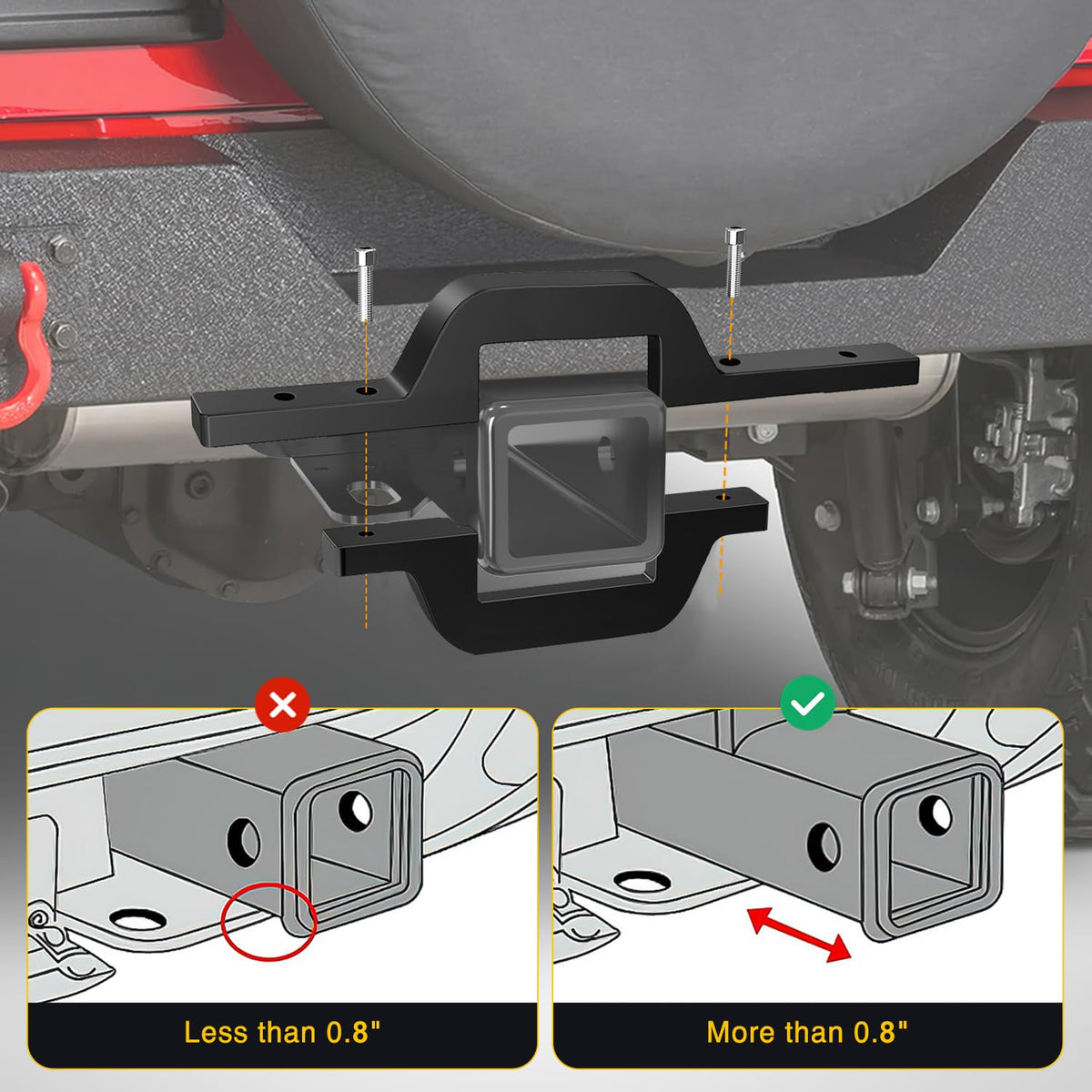 Nilight bracket in a lifestyle campsite scene showcasing practical lighting benefit