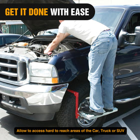Nilight used while washing car demonstrating convenient reach and safety