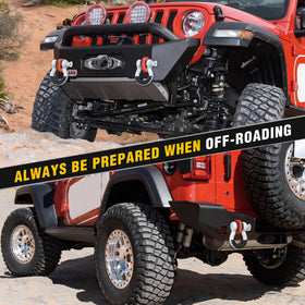 Nilight shackles mounted on jeep in off-road setting offering reliable recovery