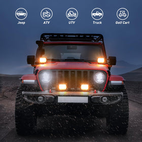 Nilight installed on Jeep roof demonstrating rugged use and improved visibility