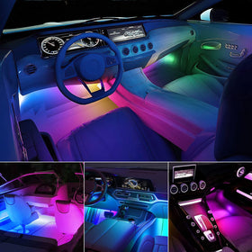 Nilight cabin lighting during night drive showcasing immersive atmosphere