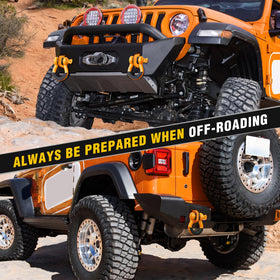 Nilight shackle installed on off-road truck demonstrating durable recovery readiness