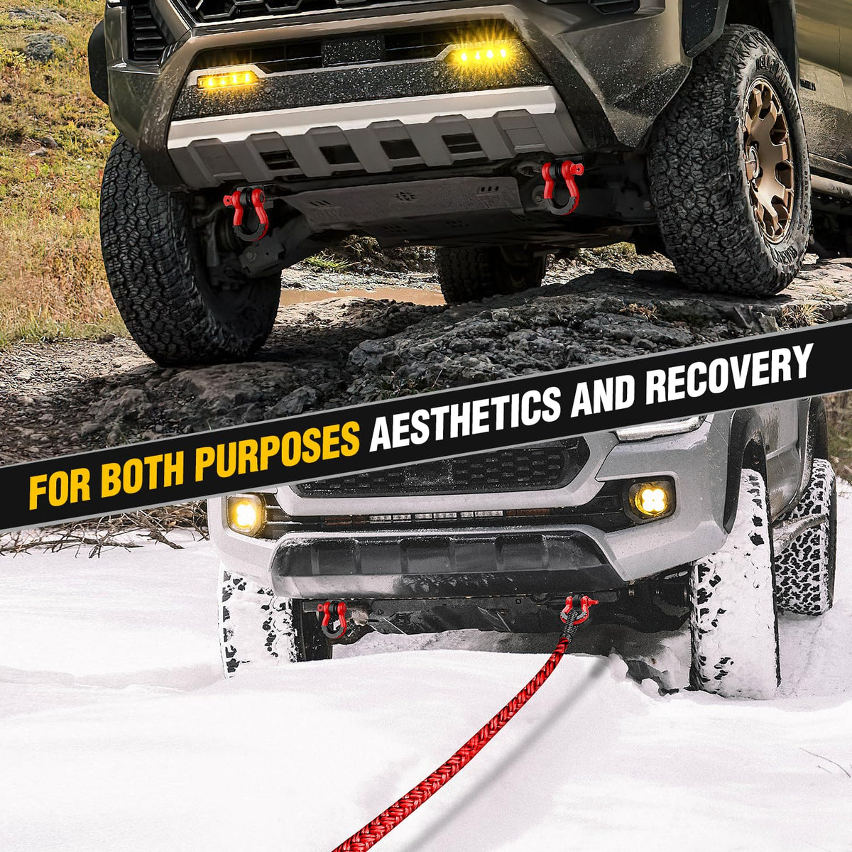 Nilight installed on Tacoma in off-road setting showing rugged look and recovery readiness