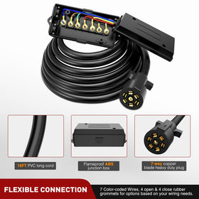 Nilight plug connected to tow vehicle demonstrating easy hookup