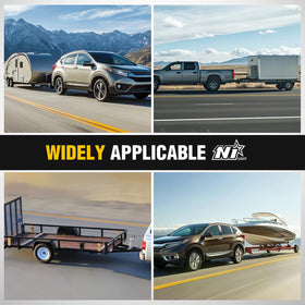 Nilight on truck with trailer illustrating dependable towing benefit