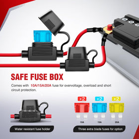 Nilight vehicle showing front and rear LED lights controlled separately for versatility
