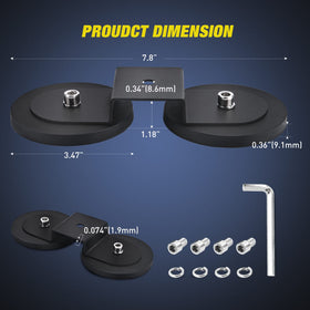 Nilight underside magnets detail illustrating powerful 12-magnet hold