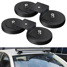 Nilight front view of magnetic base showing secure mounting advantage