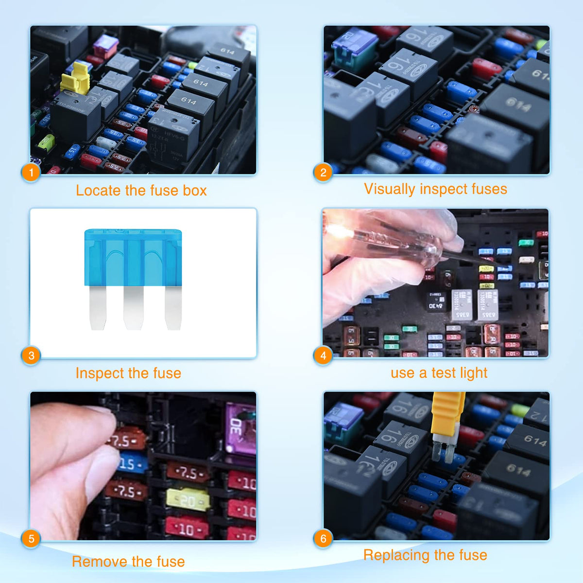 Nilight open storage box with separated compartments for tidy transport and access