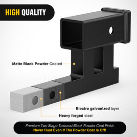 Nilight mounted in vehicle hitch providing extra accessory options