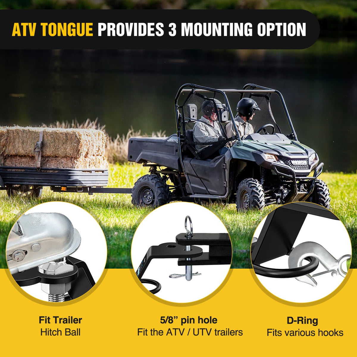 Nilight mounted on ATV demonstrating easy bolt-on installation