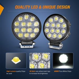 Nilight mounted on bumper providing broad illumination benefit