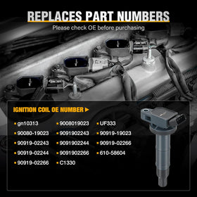 Nilight mounted on engine bank illustrating installation result benefit: restored ignition performance