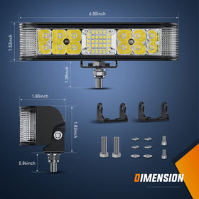 Nilight mounted on jeep bumper demonstrating robust install and improved off-road sightlines